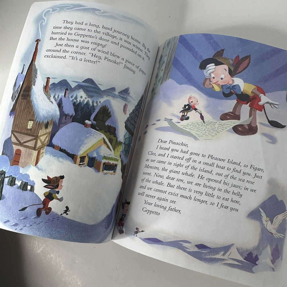 Vintage 1953 Walt Disney's Pinocchio A Little Golden Book - Picture 5 of 8